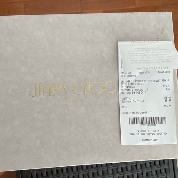 Jimmy Choo Heels size 39 1/2 (9.5 ) Woman - Picture 2 of 5